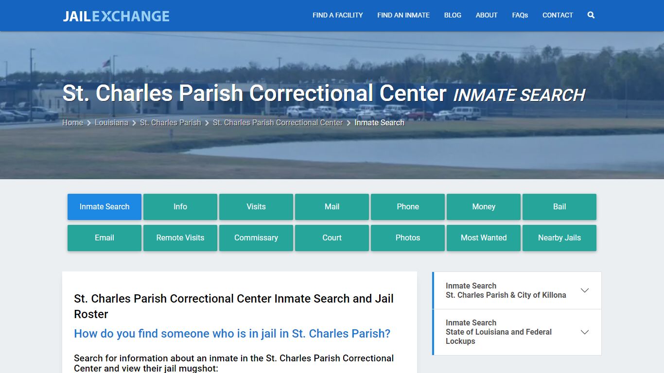 St. Charles Parish Correctional Center Inmate Search - Jail Exchange